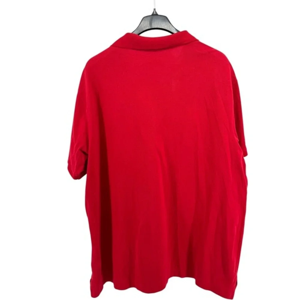Polo Ralph Lauren Mens 3XB Pre-Owned‎ Red Classic Fit Short Sleeve Polo Shirt